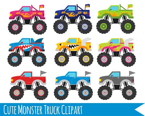 monster truck clip art free